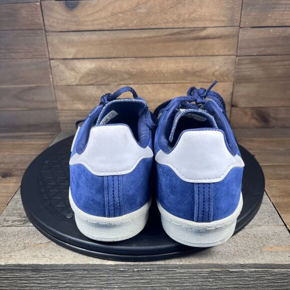 Adidas Men's Size 9 Campus 80's GY4588 Navy Blue Lace Up Athletic Sneakers - Picture 4 of 10
